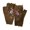 Brown, variant on Casual Outdoor Gloves with Embroidered Flower Pattern, Soft Acrylic Texture, Easy Cool-Day Carry Companion Appeal