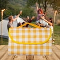 thumbnail image 4 of Picnic Accessories, Picnic Mat Proof Pad Thickened Outdoor Camping Picnic Equipment Waterproof Portable Spring Trip Foldable Picnic Cloth Grass, Family Gifts, 4 of 6