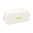 thumbnail image 4 of Clearance Under $1.79! 1PC Large Capacity Pencil Case, Double Layer Aesthetic Canvas Stationery Bag with Wide Opening, for Daily Use, 22x11cm, C, 4 of 5