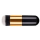 thumbnail image 4 of Brocha de maquillaje de cerdas suaves, bonita y elegante, portátil, herramientas profesionales de maquillaje, color negro y dorado., 4 of 13