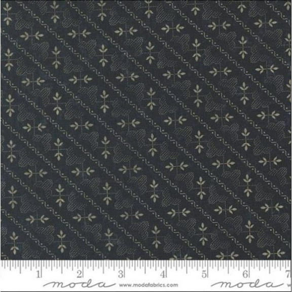 Cotton Wheatland Kansas Troubles Cornflower Leaves Dotted Pattern Moda Fabrics Cotton Fabric Print by the Yard (9794-14)