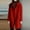 Red, variant on Sentmoon Loose Womens Coats Wool Long Sleeve Plus Size Womens Winter Coats,Casual Fashion Womens Fashion Coats Loose Fit Coats Black XXL Winter Saving