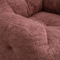 thumbnail image 5 of Soft Tufted Foam Bean Bag Chair for Adults Teens, Fluffy Lazy Sofa Teddy Fabric Bag, Comfortable Couch, Stuffed Sofa, Reading Chair, Lounge Chair for Bedroom Living Room Apartment, Paste Red, 5 of 7