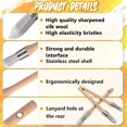 thumbnail image 3 of Trim Paint Brush Set, Durable Bristles, Easy To Clean, Minimal Smudging, Smooth Application, For Interior & Exterior Use, 3-Style Brush Kit, 3 of 5