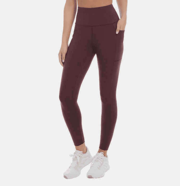 Danskin Women's Ultra High Rise Fitted Leggings with Side