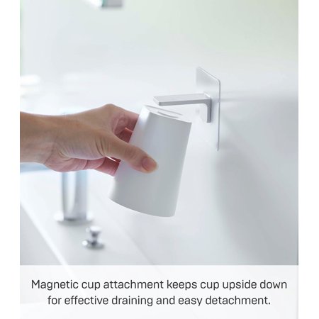 山崎実業 公式 タワー フィルムフック マグネット タンブラー tower コップ ホルダー 浴室 洗面台 浮かせる収納 おしゃれ 5487 5488