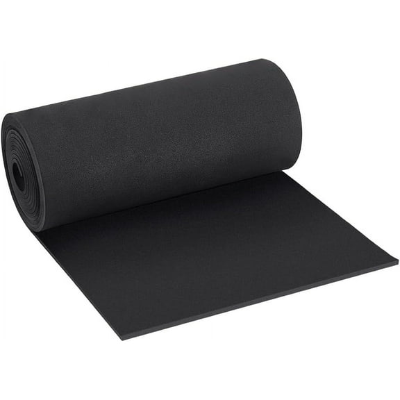 DIY 118x11.8 Inch EVA Foam Roll 4mm Thick Black Premium Cosplay Foam for Cosplay Costume Making Crafts DIY Projects Foamie Crafts DIY