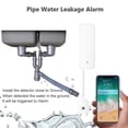 thumbnail image 2 of Alarma inteligente de fugas de agua WiFi Tuya con detección de inundación para el hogar - Sensor de nivel de agua con notificaciones en app y alarma acústica. Funciona con baterías AAA y conexión, 2 of 6