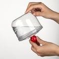 thumbnail image 4 of JUMRHFAN Clear Plastic Candy Jar with Lid for Office Desk, Plastic Cookie Storage Jar for Kitchen Counter, Plastic Apothecary Jar for Cotton Swabs, Balls, Cotton Pads, Floss Picks,900ml, 4 of 9