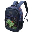 thumbnail image 3 of Mochila escolar, mochila con patrón de dinosaurio, mochila para adolescentes, mochila ligera, respuesta rápida, 3 of 9