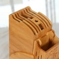 thumbnail image 4 of Multi Function Holder Kitchen Supplies Storage Rack Kitchen Tool Holder Bamboo Holder, 4 of 5