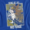 thumbnail image 2 of Where The Wild Things are King of All Wild Things Women's T Shirt, Royal, Small, 2 of 6