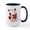 White/Navy Inside, variant on CafePress - Snoopy Hearts - 15 oz Ceramic Large White Novelty Mug