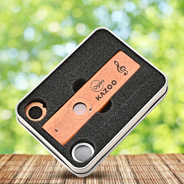 Kazoo de madera Flauta Kazoo de madera ligera Kazoo con caja de almacenamiento para regalos de niños adultos FLhrweasw Nuevo