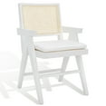 thumbnail image 5 of SAFAVIEH Couture Colette Contemporay Linen Solid Dining Armchair, White/Natural, 5 of 14