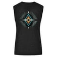 thumbnail image 4 of Dyegold Summer Tops for Women 2023, Womens Western Aztec Print Graphic Shirts Dressy Casual Loose Tank Tops Casual Comfy Sleeveless Round Neck ​Tshirt Vest, 4 of 4