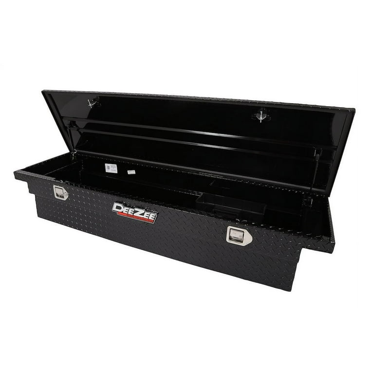 Dee Zee Red Label Single Lid Crossover Tool Box, Black, 8 cu