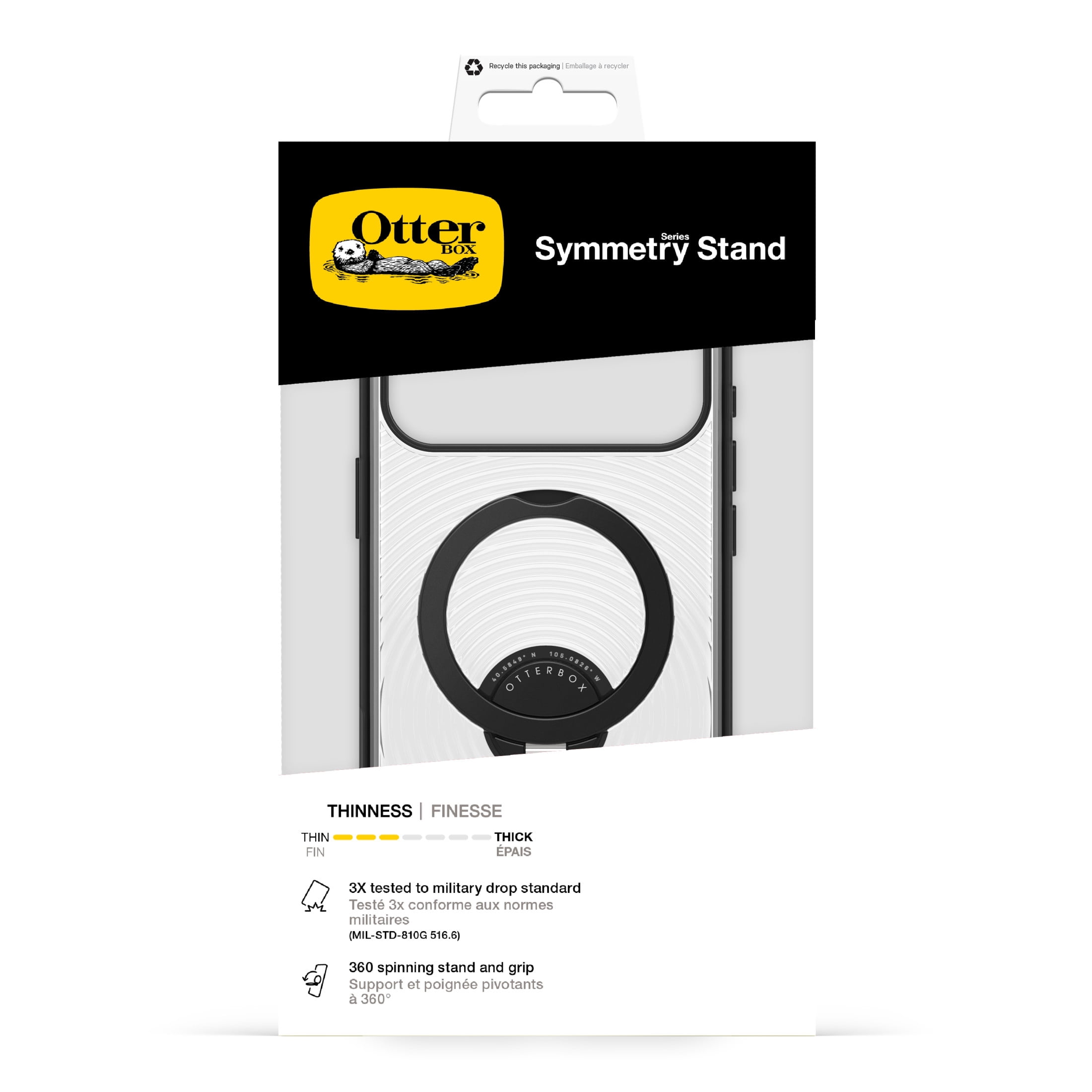 OtterBox Symmetry Series Stand Case with MagSafe for Apple iPhone 18 Pro Max and iPhone 17 Pro Max - Black