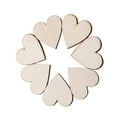 thumbnail image 1 of Wooden Love Heart Shape Embellishment Craft Kit for Wedding Plaques Art Decor Scrapbooking, 1 of 7
