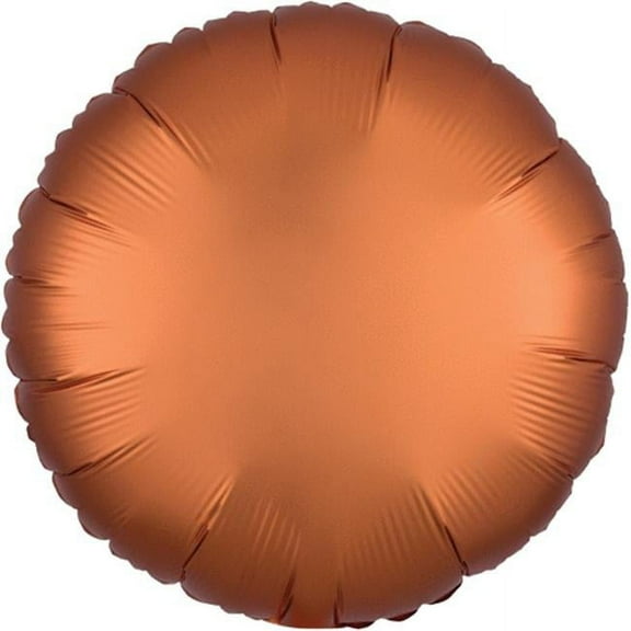 Loftus International A3-8580 18 in. Amber Round Satin Luxe Hx Balloon
