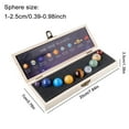 thumbnail image 3 of Solar System Planets Decor, Natural Spheres, 1-2.5cm Each, for Home Desk Display & Collectors, 3 of 8