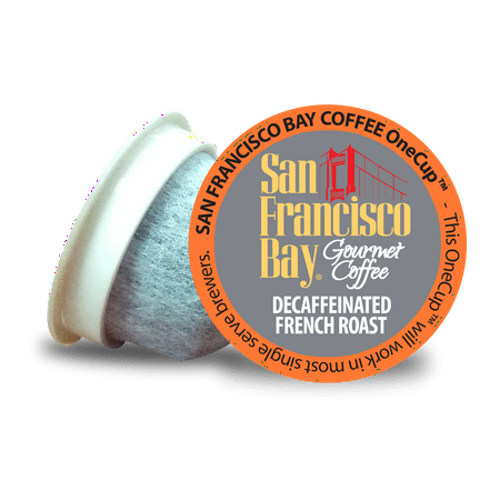San Francisco Bay Decaf French Roast OneCup Coffee Pods, 80 Count - Compatible with Keurig & K-Cup Coffee