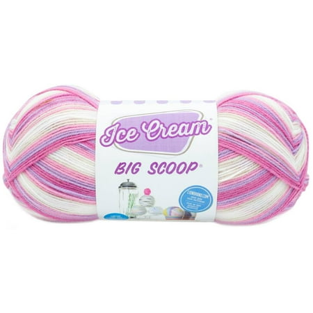 

Lion Brand Ice Cream Big Scoop Yarn-Neapolitan