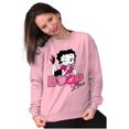 thumbnail image 4 of Vintage Betty Boop Cartoon Love Women Crewneck Sweatshirt Brisco Brands S, 4 of 5
