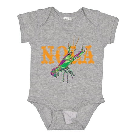 

Inktastic NOLA Mardi Gras Crayfish in Orange Gift Baby Boy or Baby Girl Bodysuit