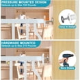 thumbnail image 6 of FURDEAR Extra Wide Baby Gate for Doorways 52.6"-62.2" Metals White, 6 of 7