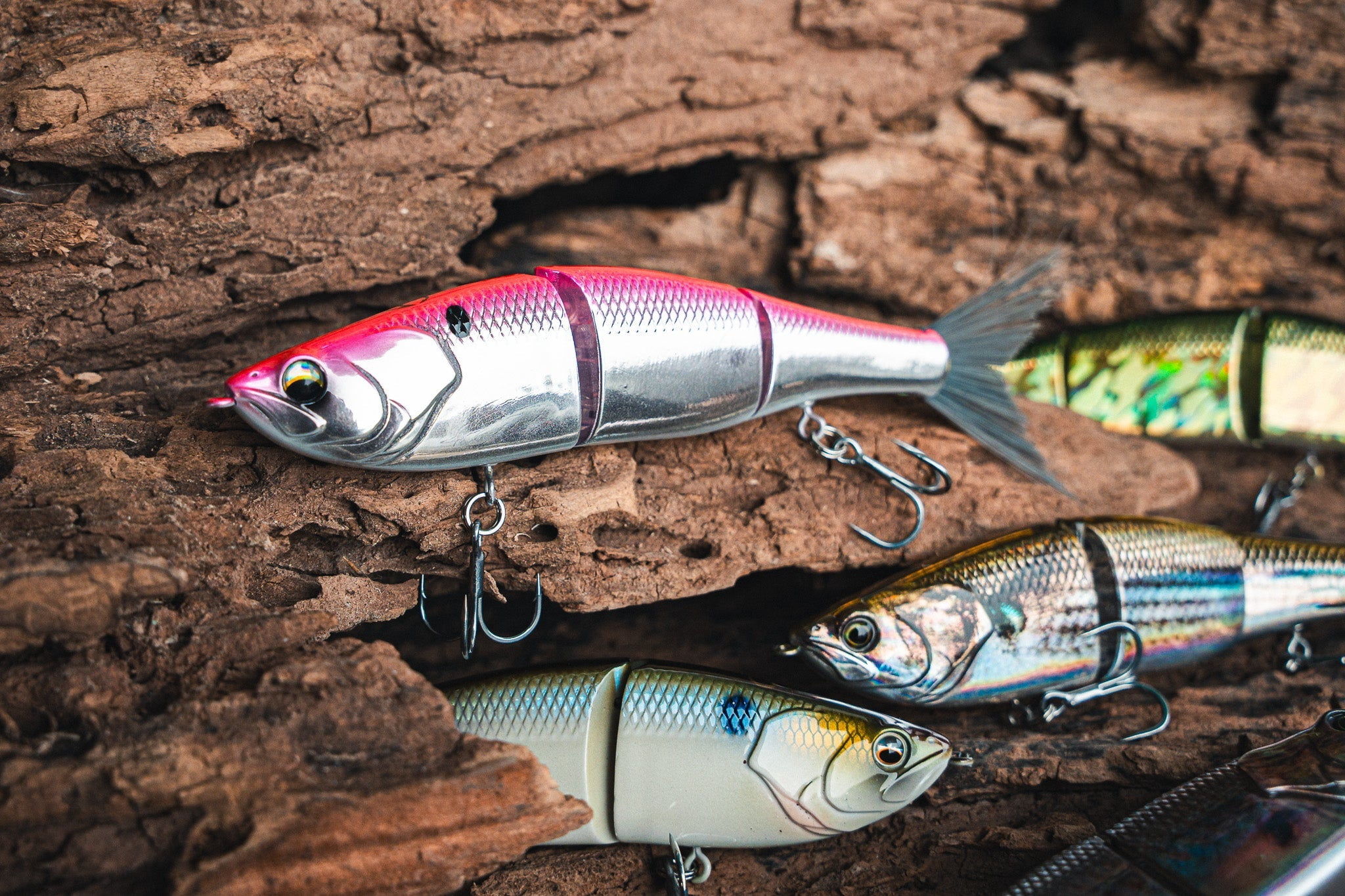 6th Sense – Speed Draw Saltwater Glide Bait, 3-Joint Swimbait for Inshore Bass Fishing Lure