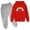 Z-Red30, variant on Byoo Toddler Girls Outfit Sets Full Sleeve Hoodie Shirt Joggers Sweatsuit Sets 2 Piece Kids Comfy Tracksuit Sets