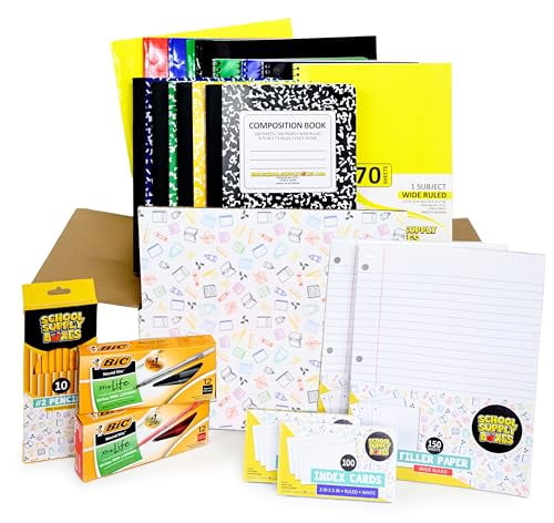 Elementary School Writing Bundle | 1 Box - 51 Pieces per Box | School Supply Boxes - Back to School Essentials
