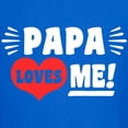 thumbnail image 3 of CafePress - Papa Loves Me Kids Dark T Shirt - Dark T-Shirt Kids XS-XL, 3 of 4