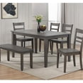thumbnail image 2 of Pemberly Row Modern 60" Rectangular Wood Dining Table in Gray, 2 of 6