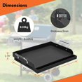 Universal 17" x 13" Nonstick Coating Cooking Griddle for Gas Grill
