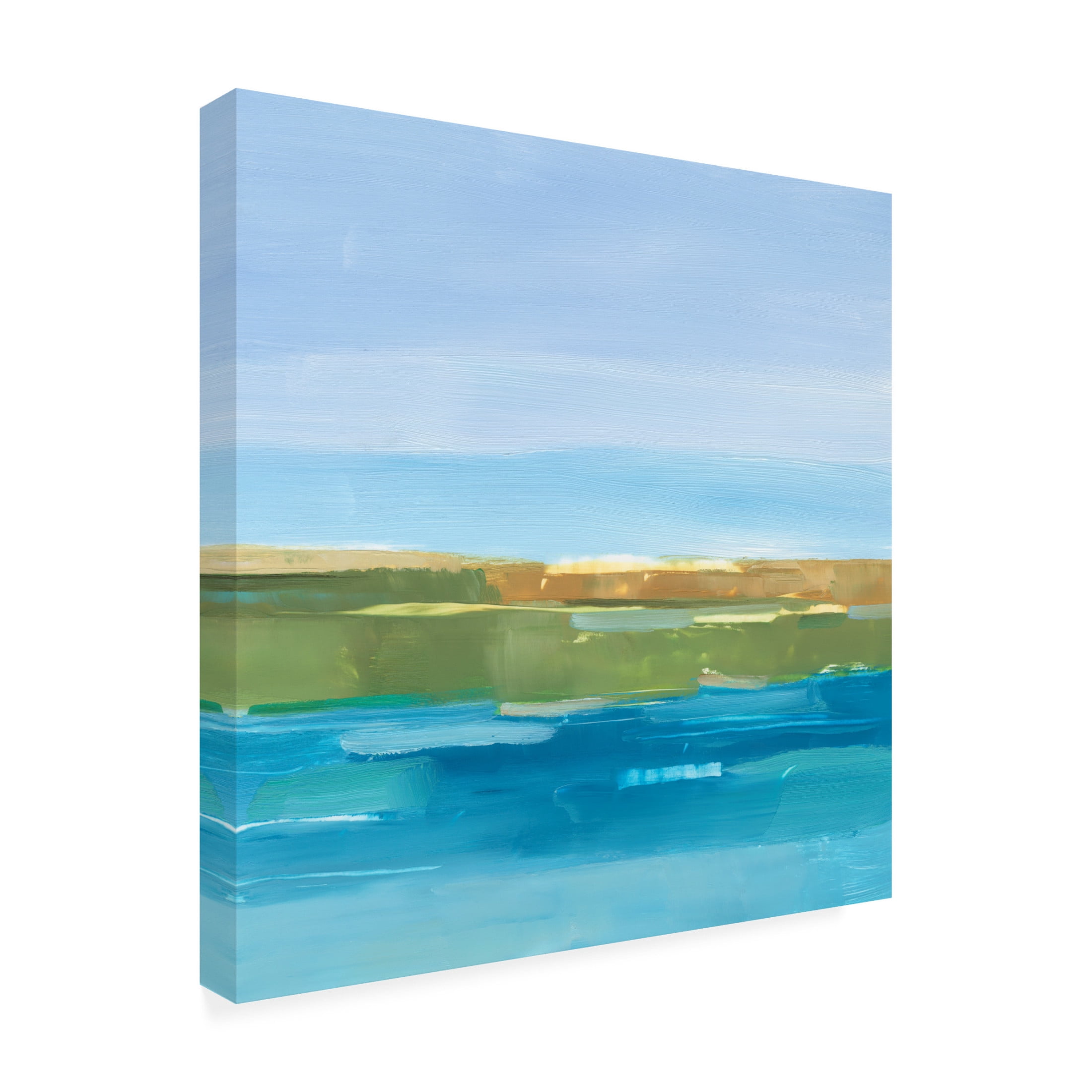 Trademark Fine Art Ethan Harper Crystal Blue Horizon II Canvas Wall Art