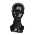 thumbnail image 3 of FITYLE Mannequin Display Head Shoulder Female Head Rack Beauty Accessories Model Head Display for Boutiques Barber Shop Display Hat black, 3 of 9