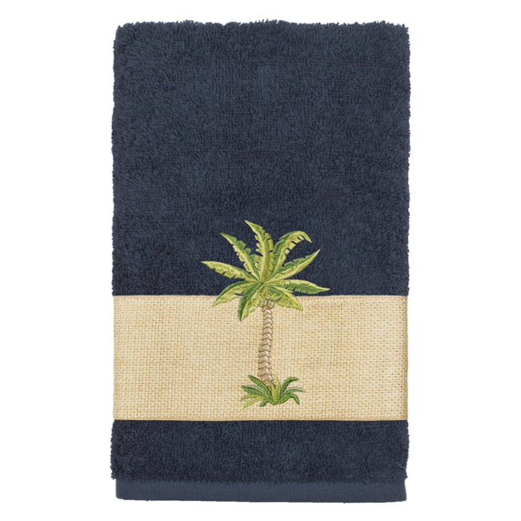 Linum Home Textiles Colton Embellished Turkish Cotton Hand Towel