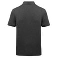 thumbnail image 4 of Geeksport Men's Polo Shirts Solid Color Short Sleeve Casual Shirts for Men Classic Polo Shirts Casual Business Polo Shirts for Men Gray 2XL, 4 of 10