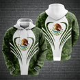 thumbnail image 2 of Sudadera con capucha mexicana para hombre, nueva sudadera con capucha con estampado 3D de la bandera de México, ropa de calle, sudaderas con capucha de diseñador de manga larga para hombre, 2 of 5