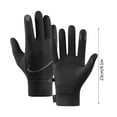 thumbnail image 2 of Oggfader Men's Winter Warm Gloves, Windproof Fleece Lined, Touchscreen, Stretchy - Ideal for Skiing, Cycling, Hiking & Outdoor Activities, 2 of 9