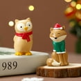 thumbnail image 3 of Manunclaims Christmas Santa Claus Snowman Penguin Ornament Realistic Looking Bright Color Anti Fade Xmas Scene Decoration Children Toy Doll, 3 of 8