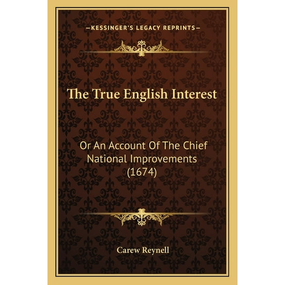 The True English Interest (Paperback)