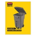 thumbnail image 4 of Rubbermaid Commercial Products  50 gal Brute Recycling Rollout Container, 4 of 5
