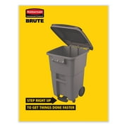 Rubbermaid Commercial Products 50 gal Brute Recycling Rollout Container