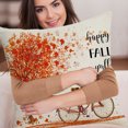 thumbnail image 5 of 100Fens 3 Styles Of Thanksgiving Pillows Covers 18x18 Inch Thanksgiving Linen Pillowcase For Sofa And Home Decor, 5 of 6