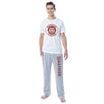 thumbnail image 6 of Saved By The Bell Mens' Bayside Tigers Logo Icon Symbol Sleep Pajama Set, 6 of 6
