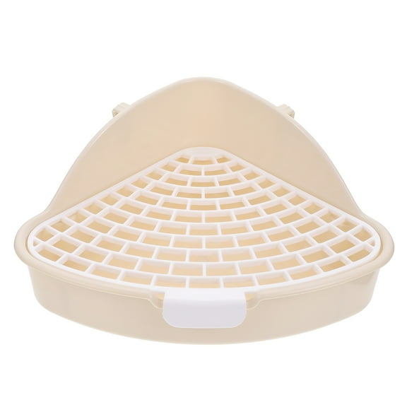 ACDANC Bunny Litter Box Pet Toilet Triangle Potty Trainer Corner Litter Bedding Box