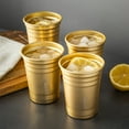 thumbnail image 5 of (2 pack) Thyme & Table 17 fl oz Gold Party Cups, Set of 4, 5 of 6